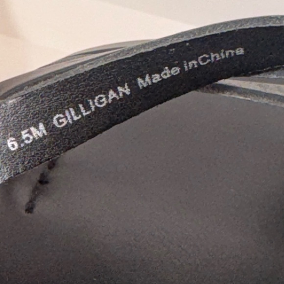 Franco Sarto Gilligan Black Strappy Leather Sandals Women’s 6.5 - Picture 9 of 9